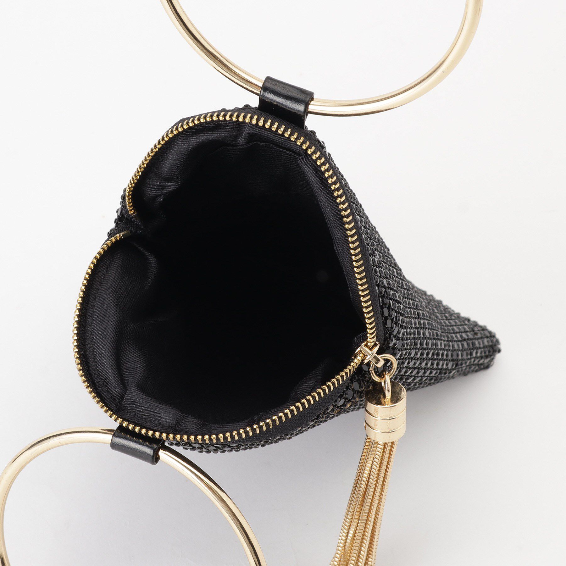 SunaUna「【丸ハンドル】メタルメッシュプチバッグ」|ハンドバッグ|