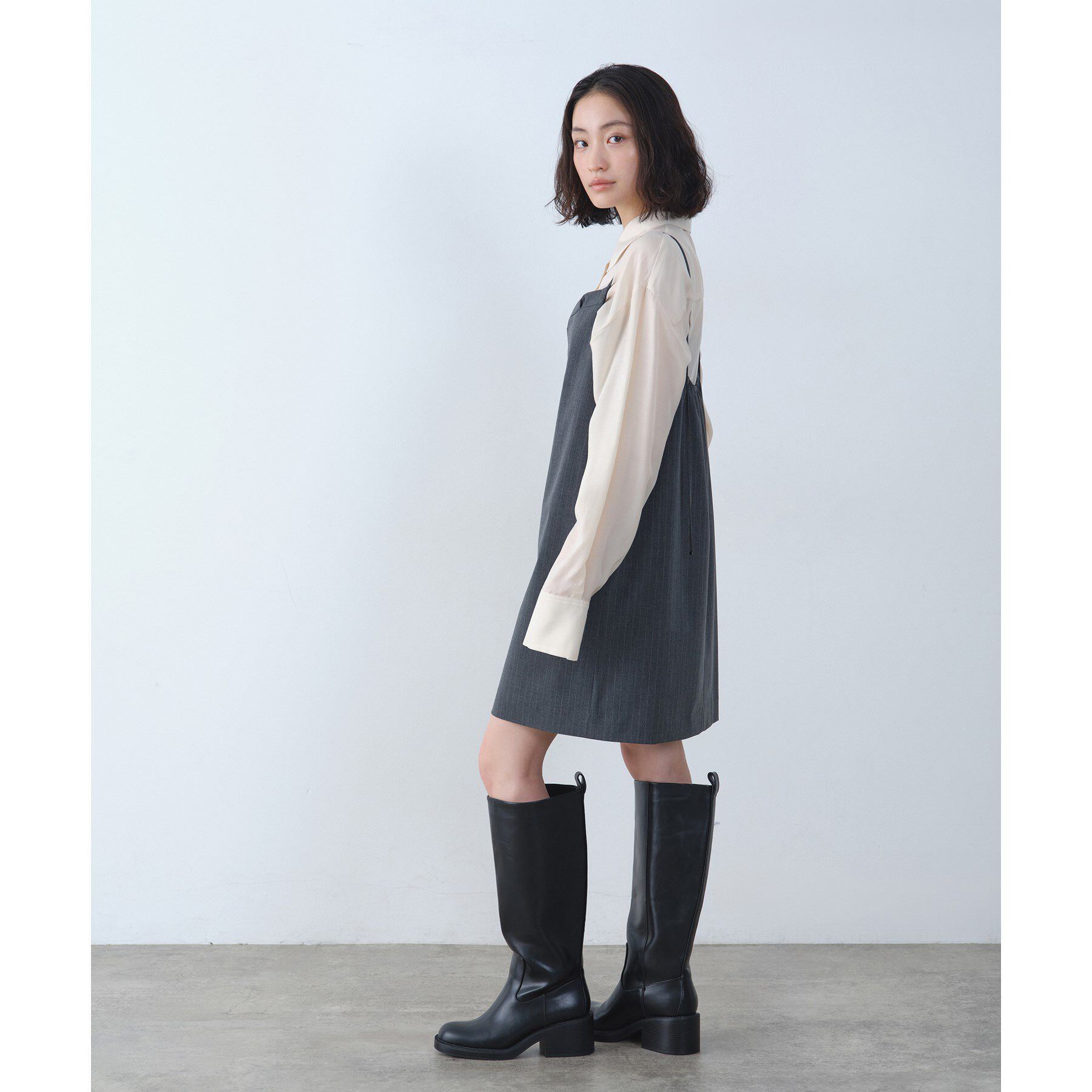 CODE A「tailored mood mini dress」|ワンピース|