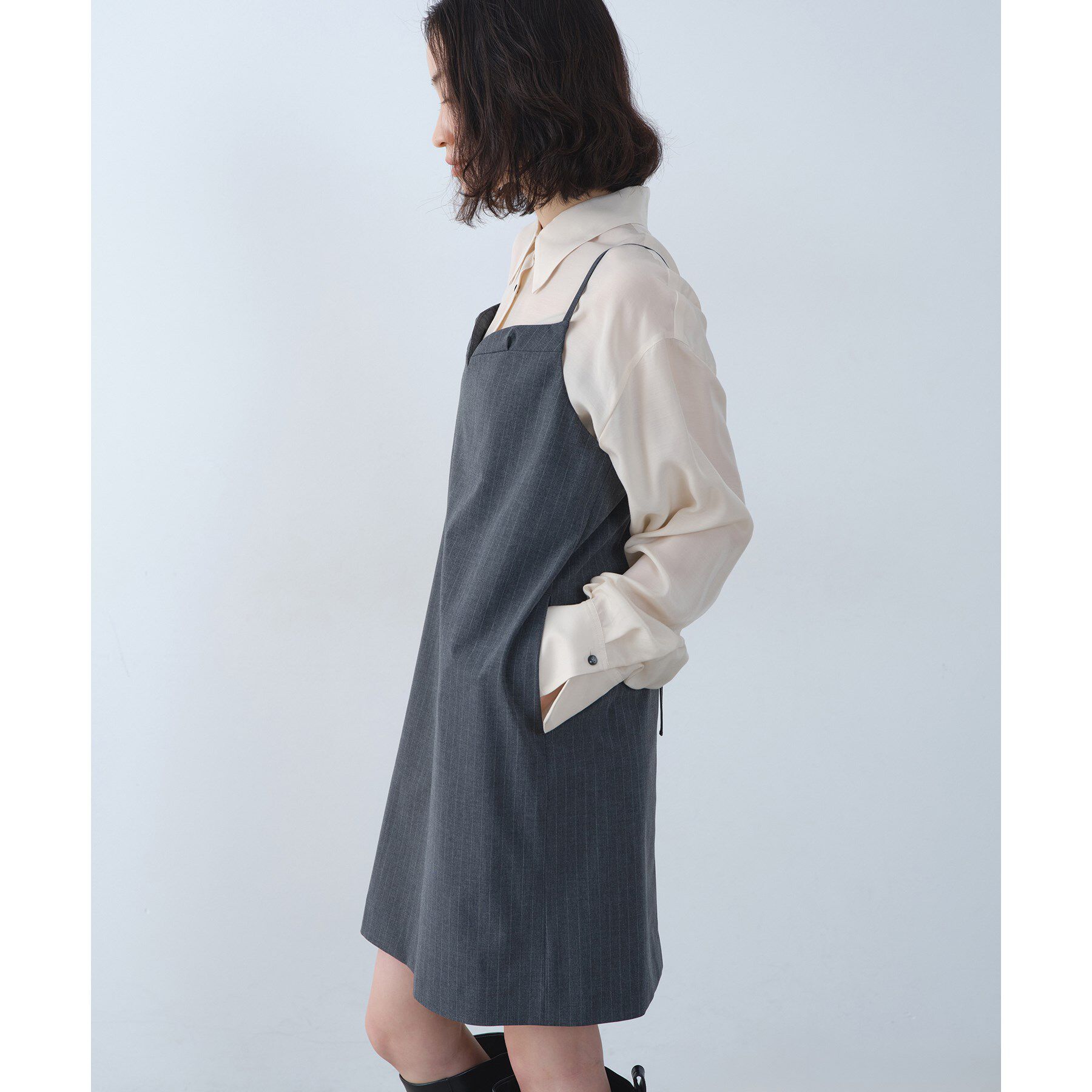 CODE A「tailored mood mini dress」|ワンピース|
