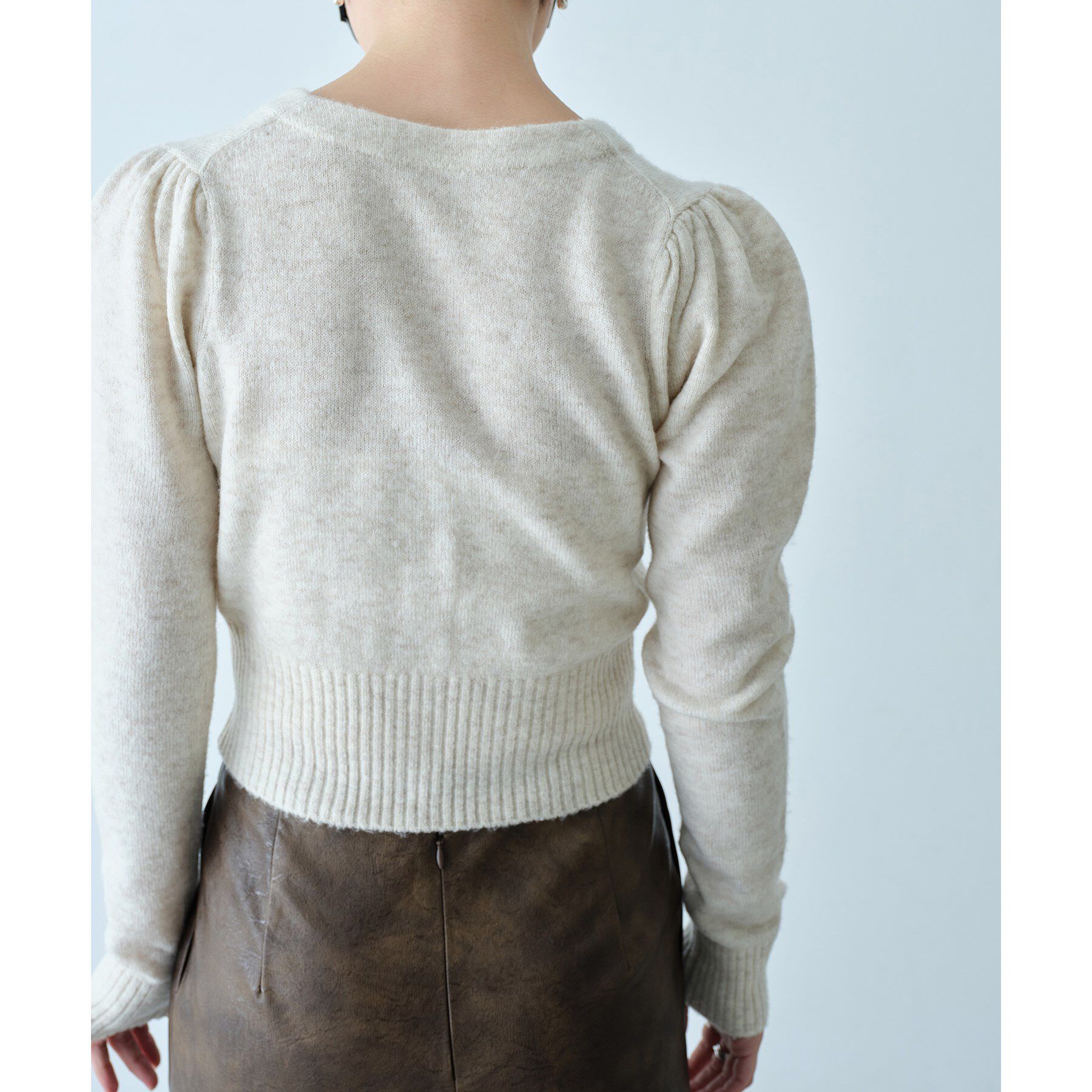 CODE A「M cloudy puff cardigan」|カーディガン|