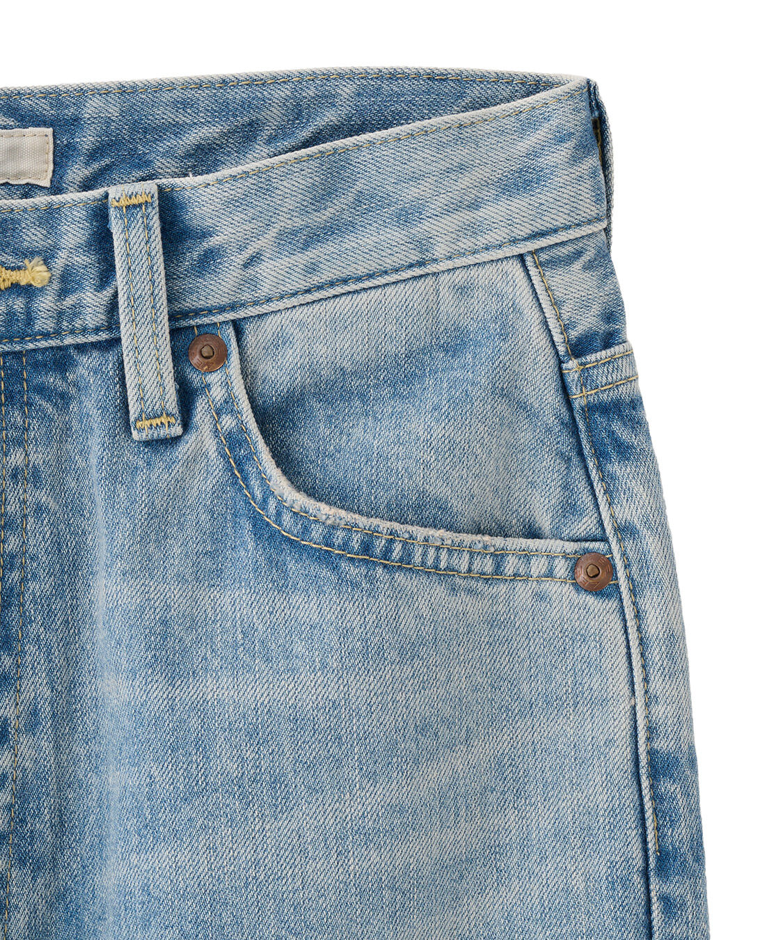 COCO DEAL「《COCO DEAL/Lee》ニースリットストレートデニムパンツ」|デニム|