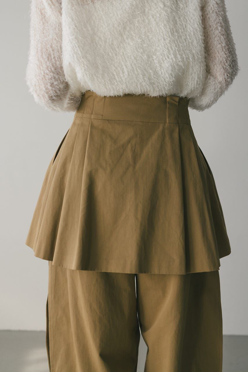 STYLEMIXER「タックワイドミニスカート」|スカート|