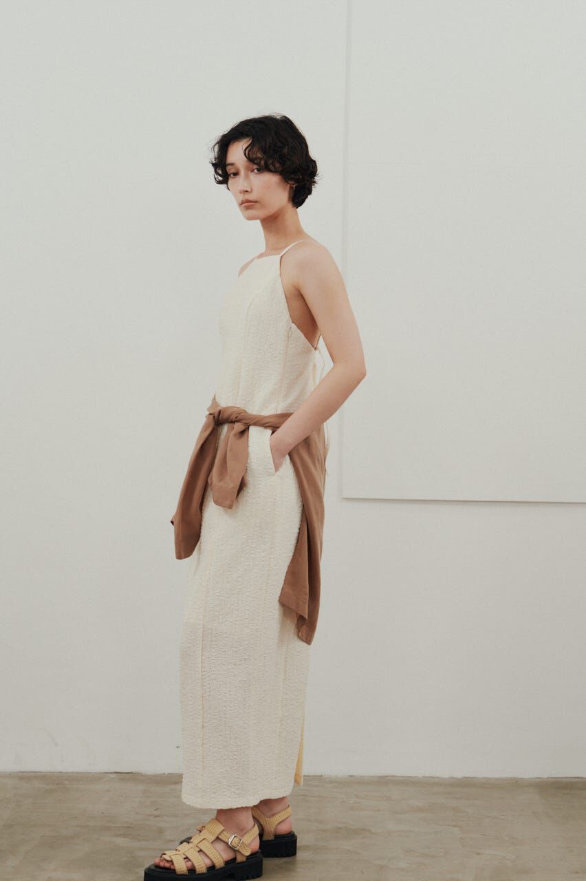 STYLEMIXER「バックオープンナローキャミドレス」|ワンピース|IVOY3