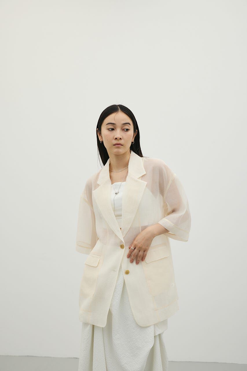 STYLEMIXER「ハーフスリーブシアーテーラージャケット」|その他|