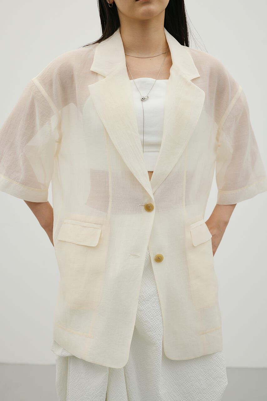 STYLEMIXER「ハーフスリーブシアーテーラージャケット」|その他|