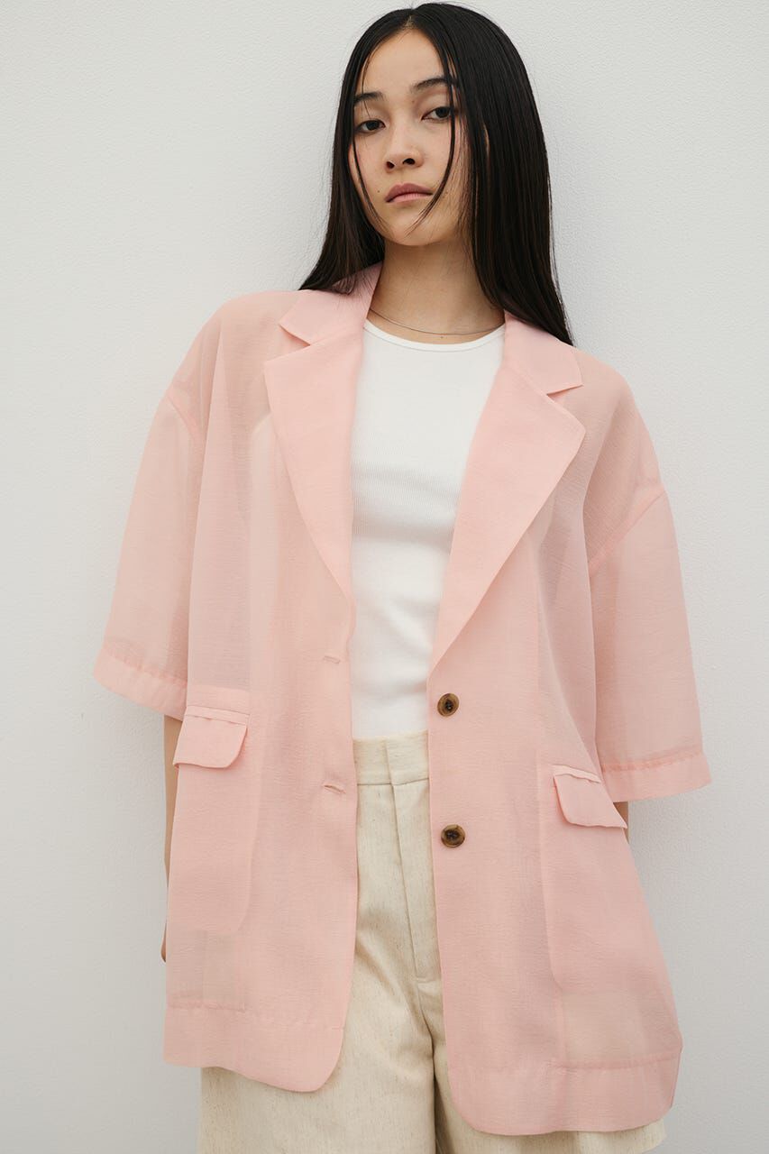 STYLEMIXER「ハーフスリーブシアーテーラージャケット」|その他|PNK