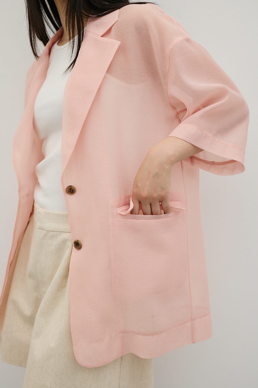 STYLEMIXER「ハーフスリーブシアーテーラージャケット」|その他|