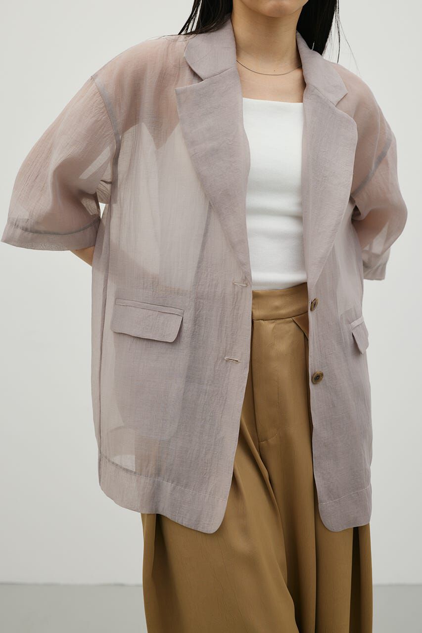 STYLEMIXER「ハーフスリーブシアーテーラージャケット」|その他|