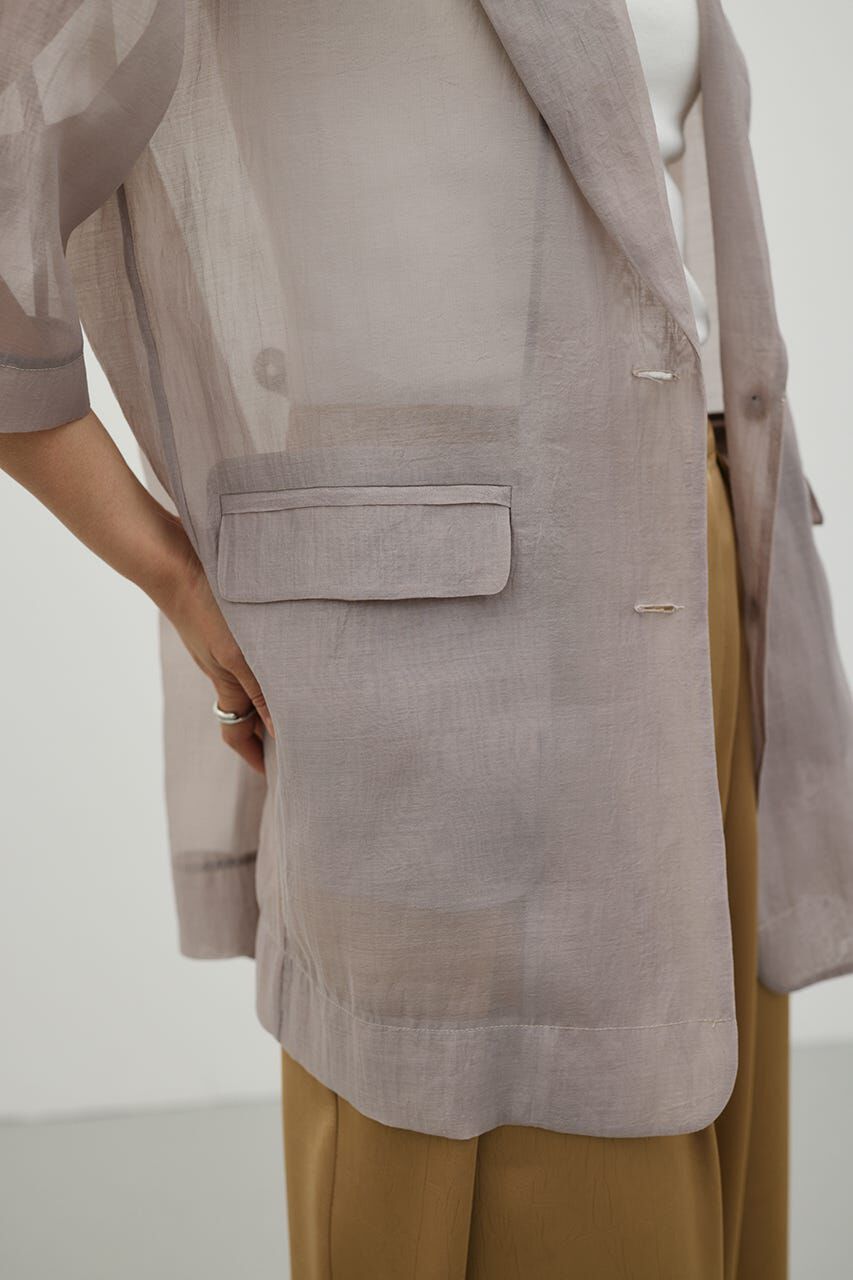 STYLEMIXER「ハーフスリーブシアーテーラージャケット」|その他|