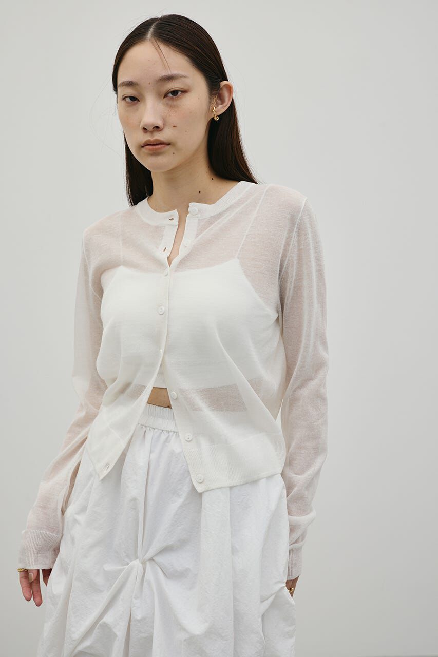 STYLEMIXER「ウォッシャブルリネンニットカーディガン」|カーディガン|