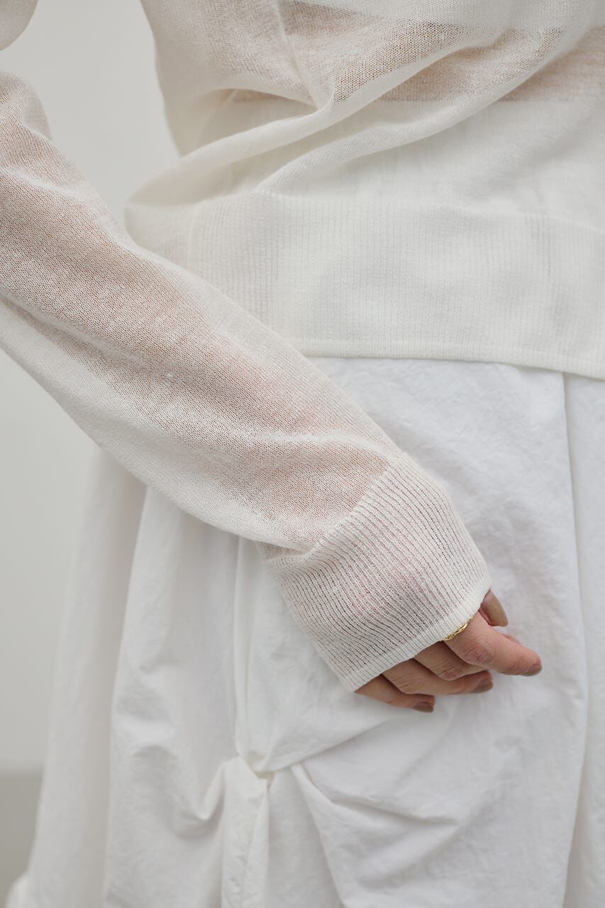 STYLEMIXER「ウォッシャブルリネンニットカーディガン」|カーディガン|