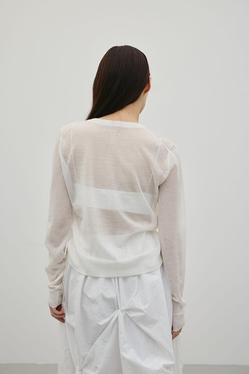 STYLEMIXER「ウォッシャブルリネンニットカーディガン」|カーディガン|