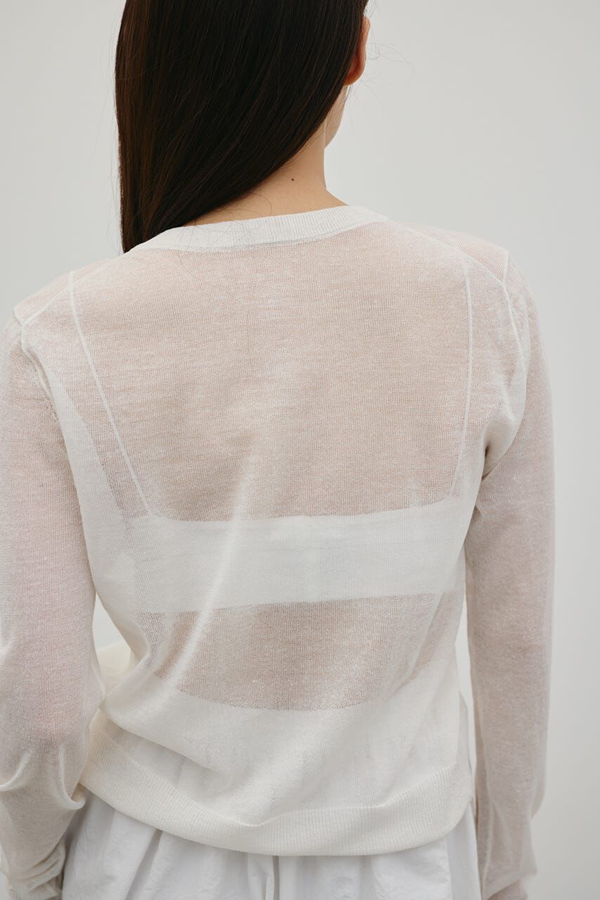 STYLEMIXER「ウォッシャブルリネンニットカーディガン」|カーディガン|