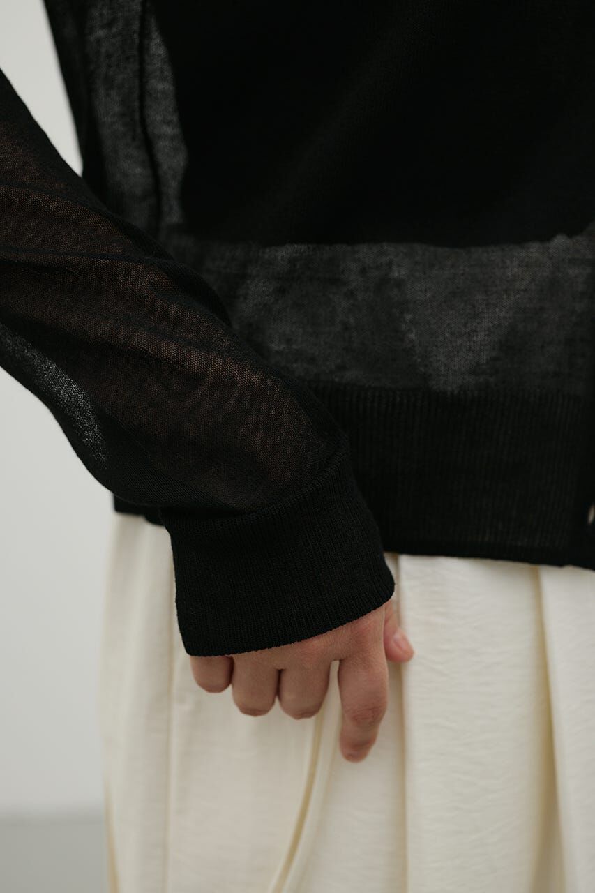 STYLEMIXER「ウォッシャブルリネンニットカーディガン」|カーディガン|