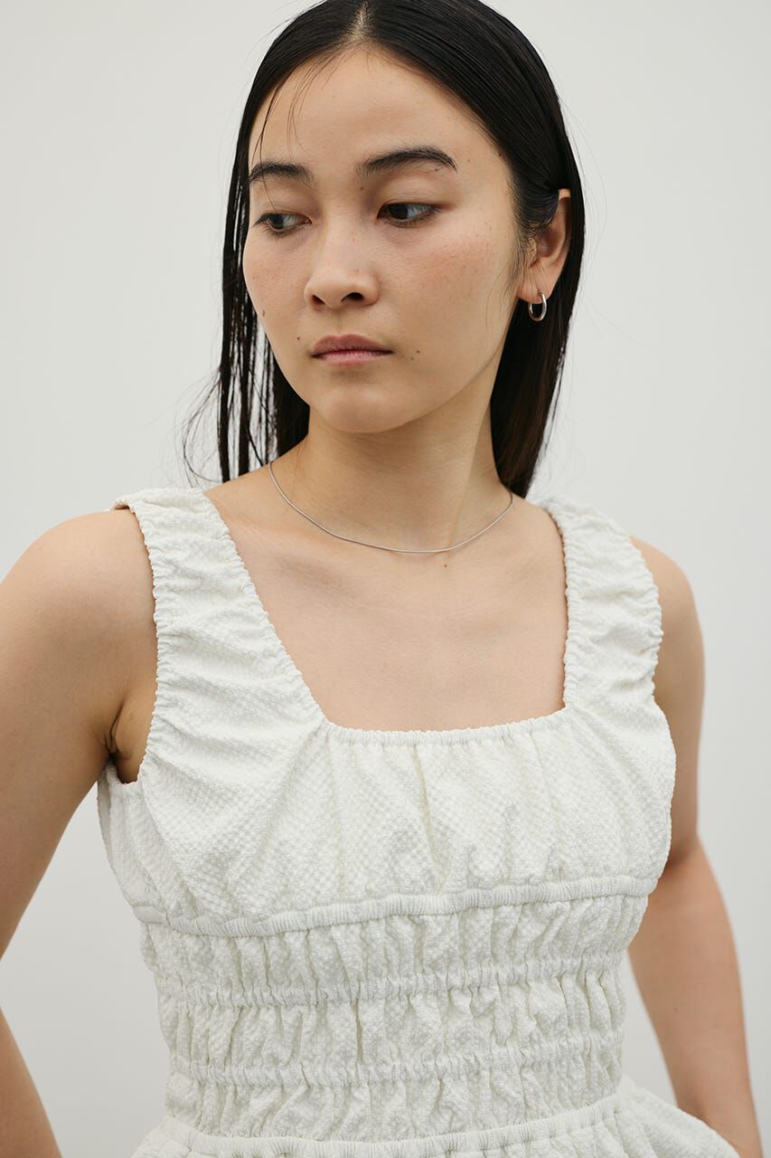 STYLEMIXER「ギャザーペプラムキャミ」|キャミソール|