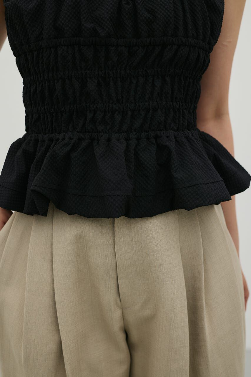 STYLEMIXER「ギャザーペプラムキャミ」|キャミソール|