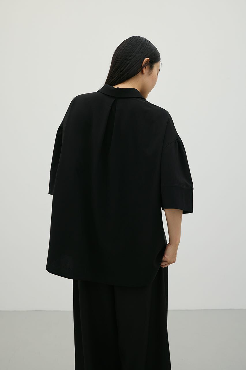 STYLEMIXER「ニュアンスギャザースリーブシャツ」|シャツ・ブラウス|