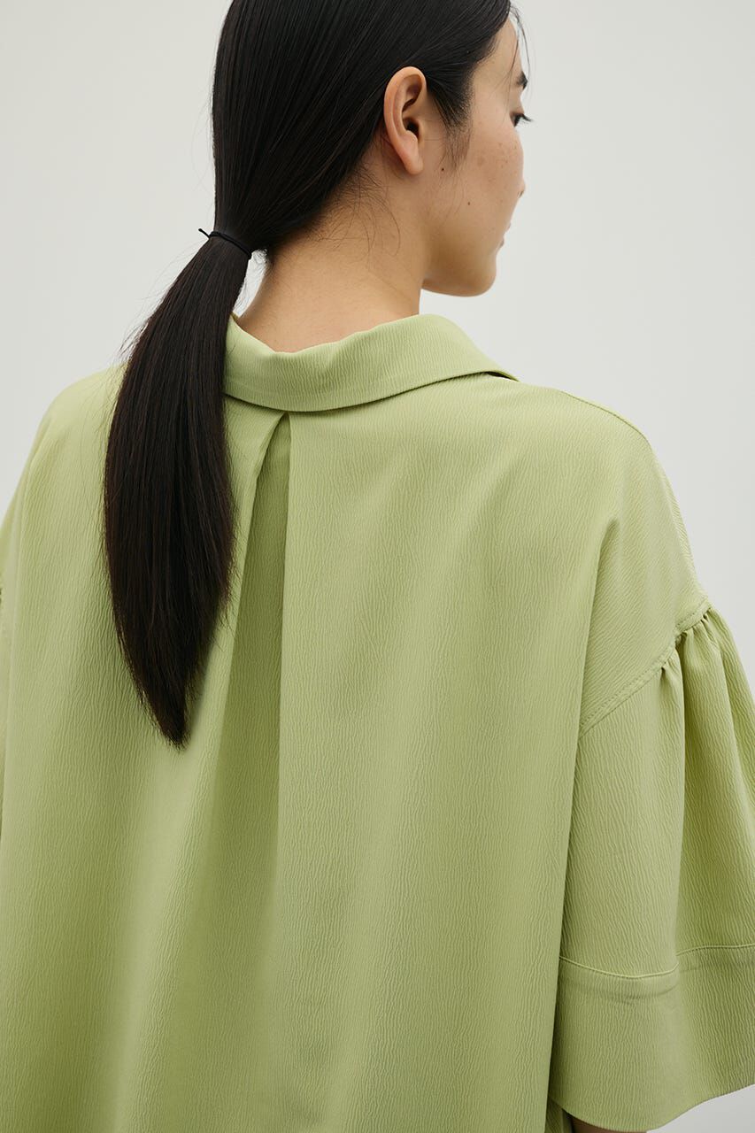 STYLEMIXER「ニュアンスギャザースリーブシャツ」|シャツ・ブラウス|