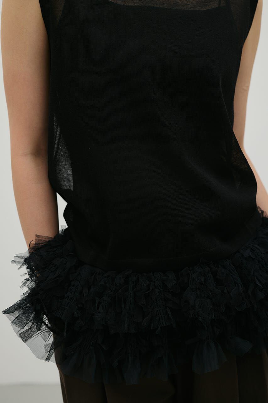 STYLEMIXER「チュールレイヤードキャミソール」|キャミソール|