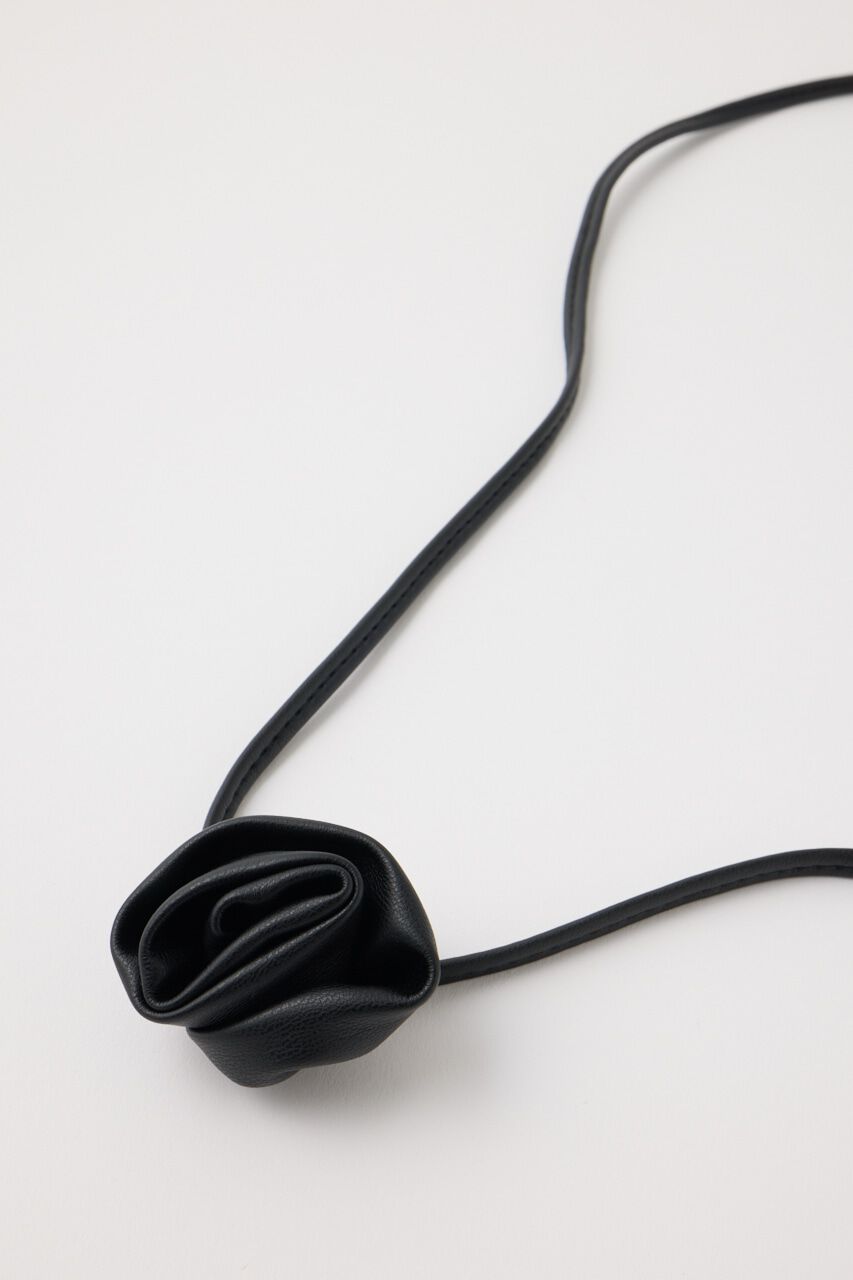 MOUSSY「ROSE CORSAGE リボン」|ネックレス|