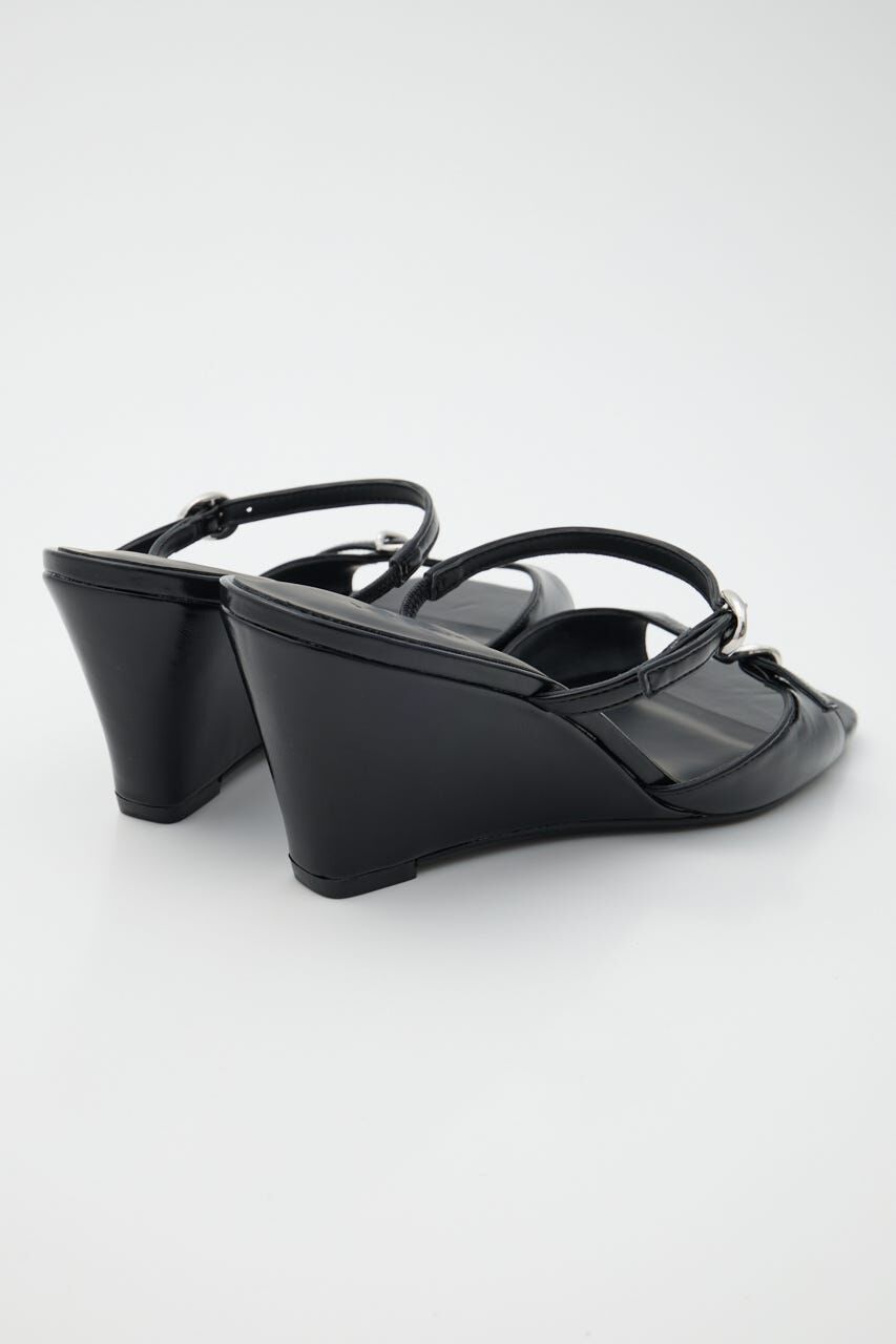 MOUSSY「DOUBLE BELTED WEDGE サンダル」|サンダル|