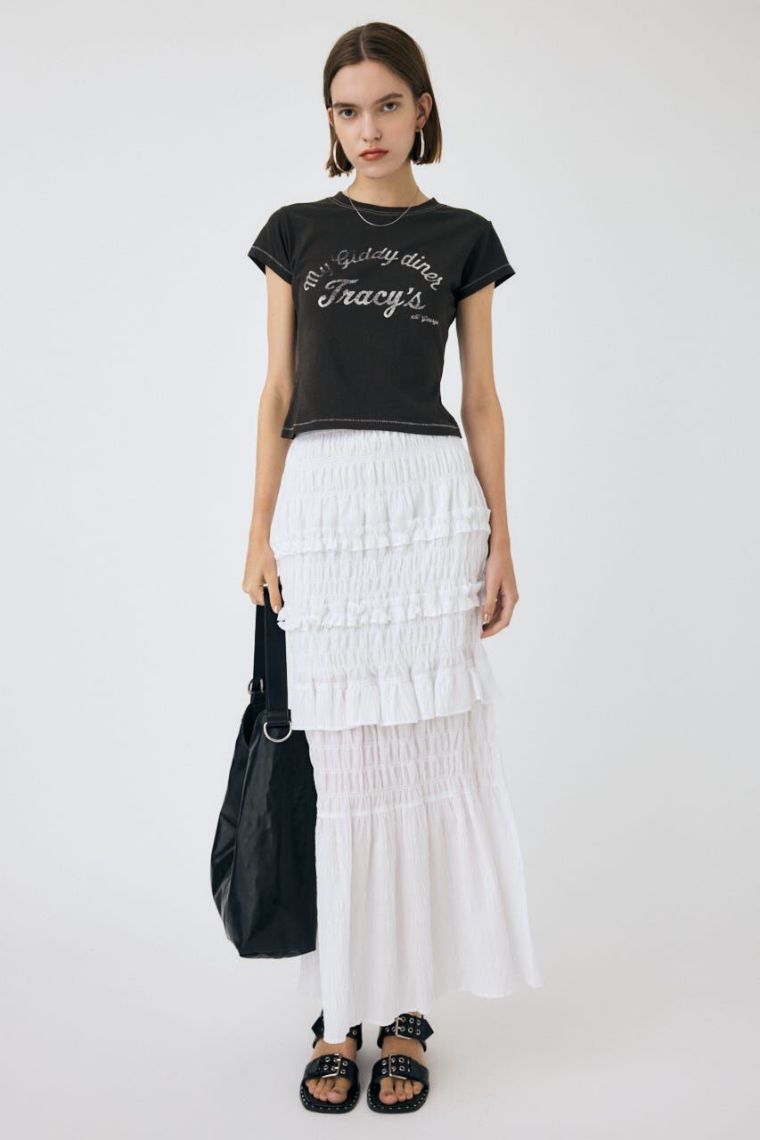 MOUSSY「SHIRRING LONG スカート」|スカート|