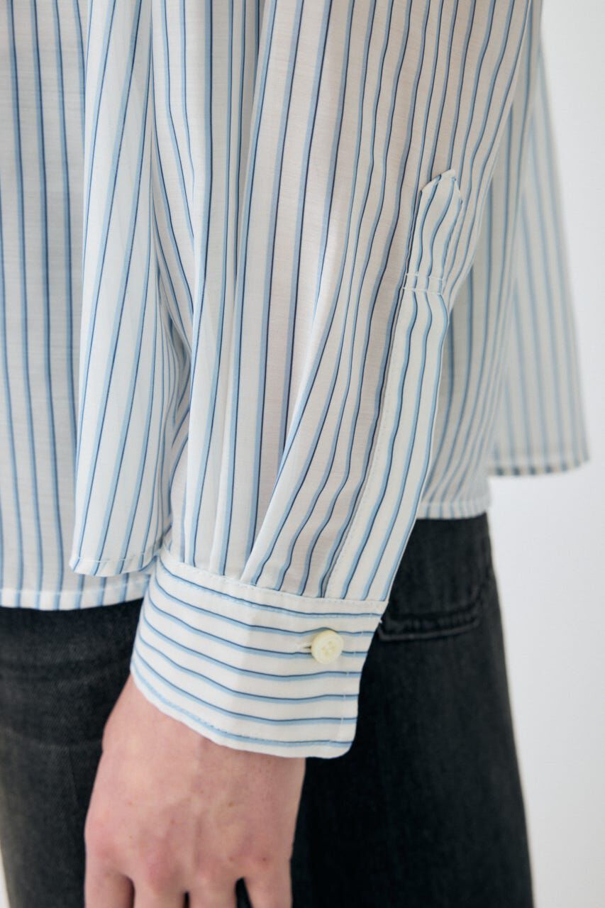 MOUSSY「OVERSIZED SHEER シャツ」|シャツ・ブラウス|