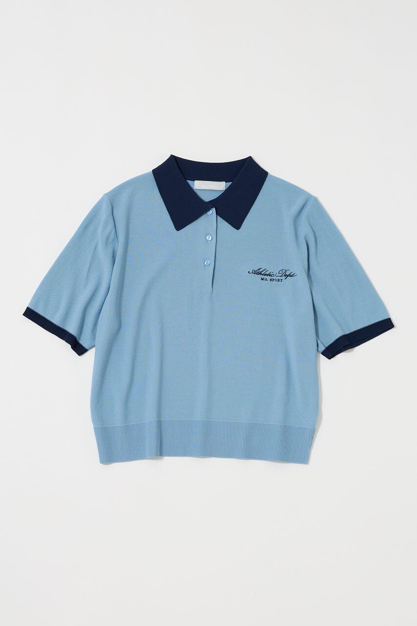 MOUSSY「HALF SLEEVE ニットポロ」|ニット・セーター|