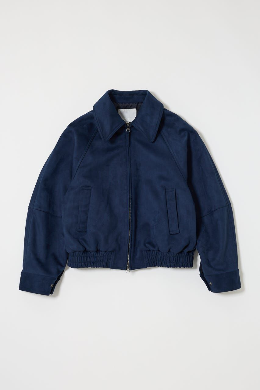 MOUSSY「F/SUEDE GATHER ブルゾン」|ブルゾン・スタジャン|