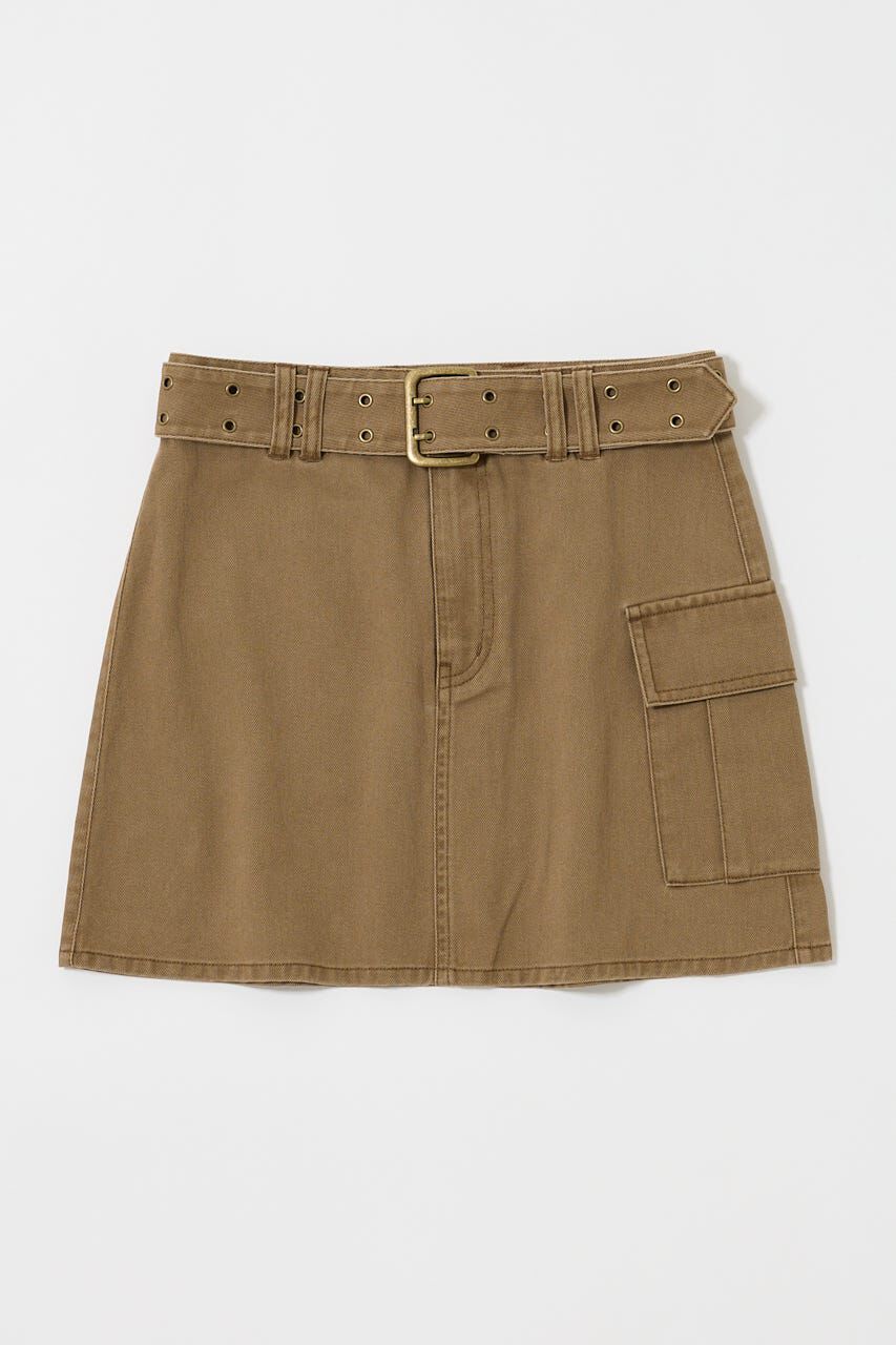 MOUSSY「BELT MINI スカート」|スカート|