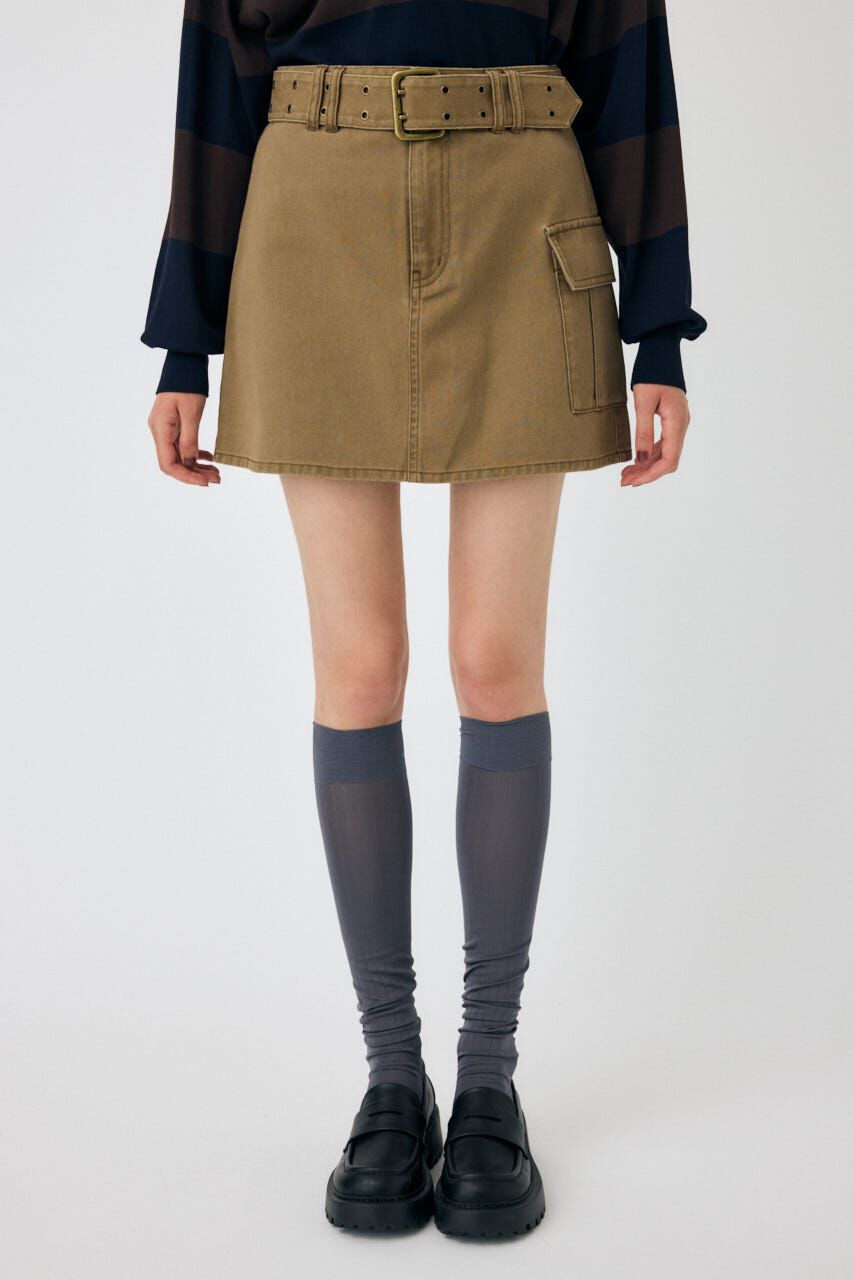 MOUSSY「BELT MINI スカート」|スカート|