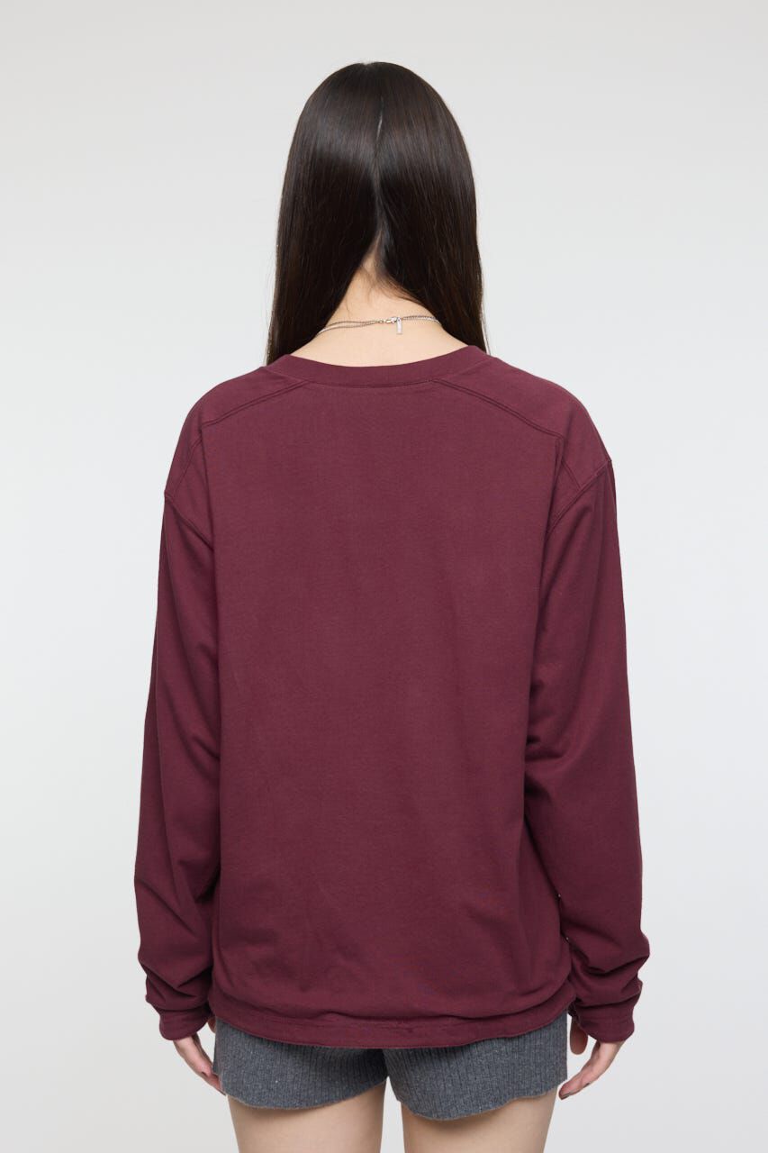 MOUSSY「REVERSIBLE MESH L/S TSJ」|Tシャツ・カットソー|