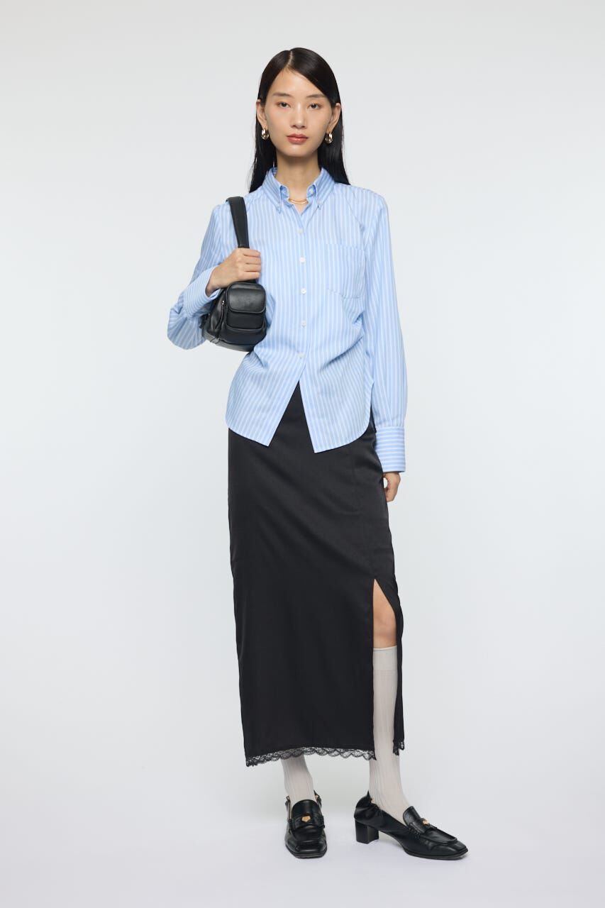 MOUSSY「STRIPED FIT シャツ」|シャツ・ブラウス|