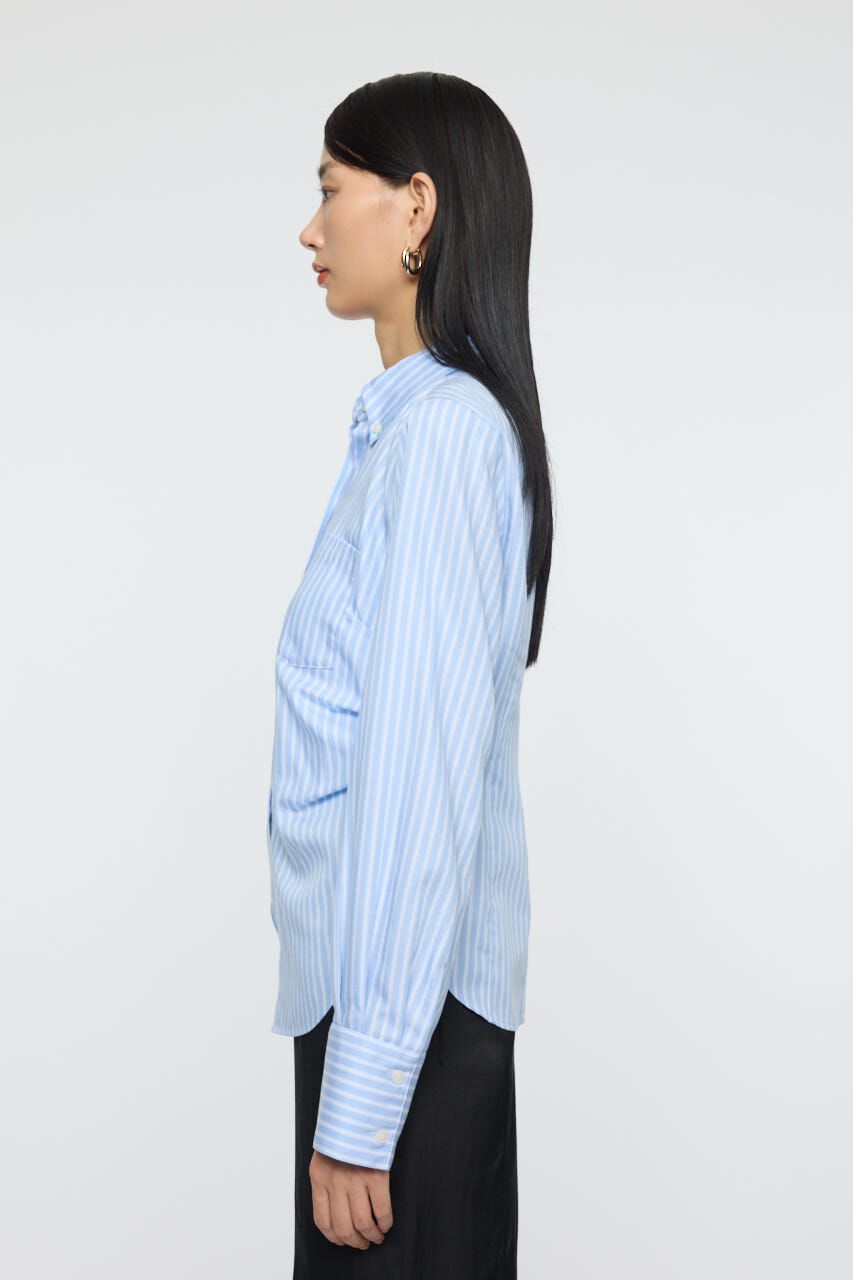 MOUSSY「STRIPED FIT シャツ」|シャツ・ブラウス|