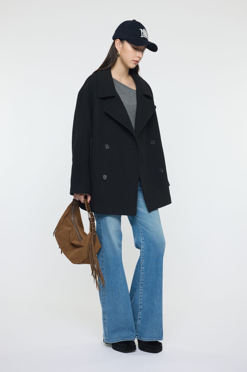 MOUSSY「DOUBLE BREASTED MID コート」|その他|