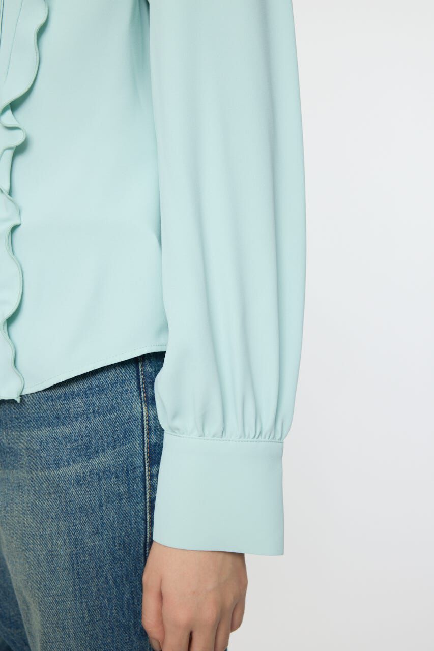 MOUSSY「GEORGETTE RUFFLES ブラウス」|シャツ・ブラウス|