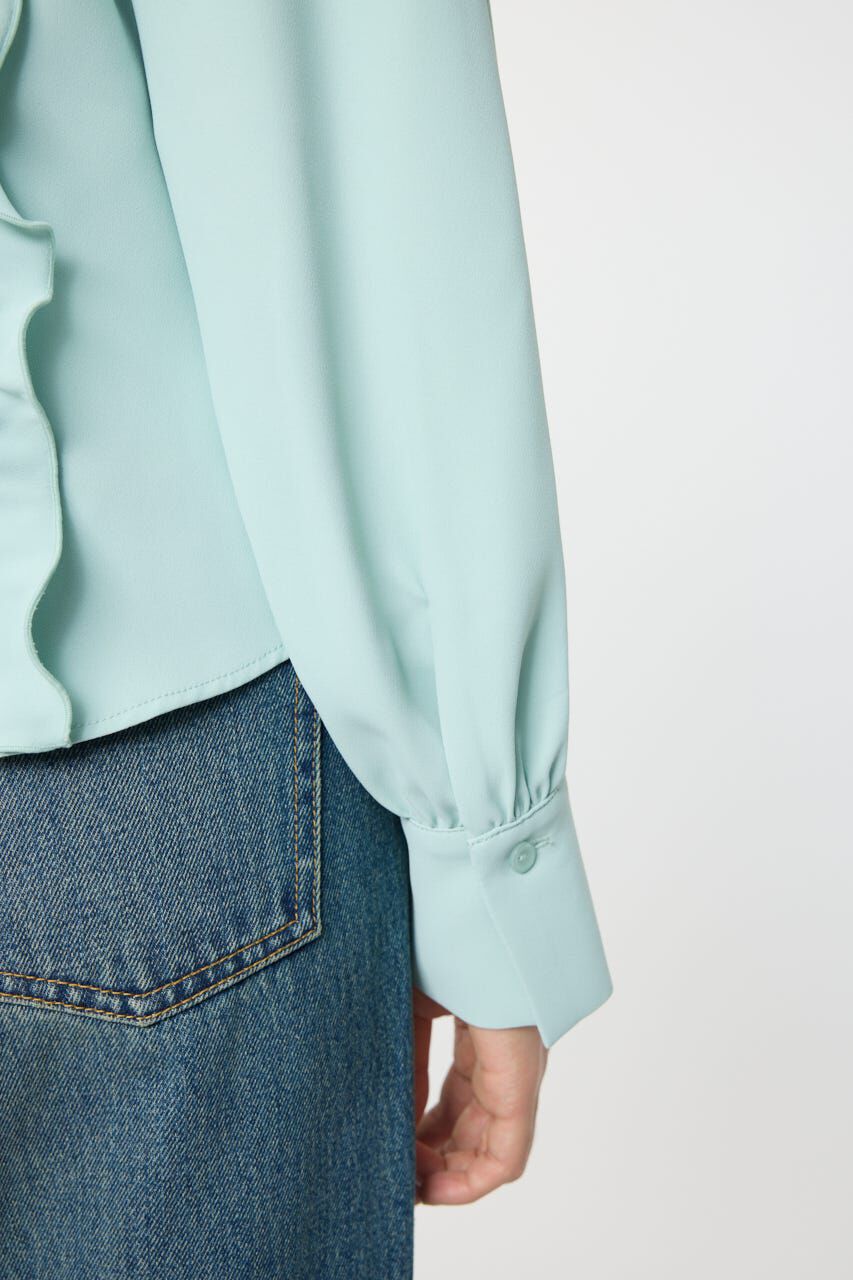 MOUSSY「GEORGETTE RUFFLES ブラウス」|シャツ・ブラウス|