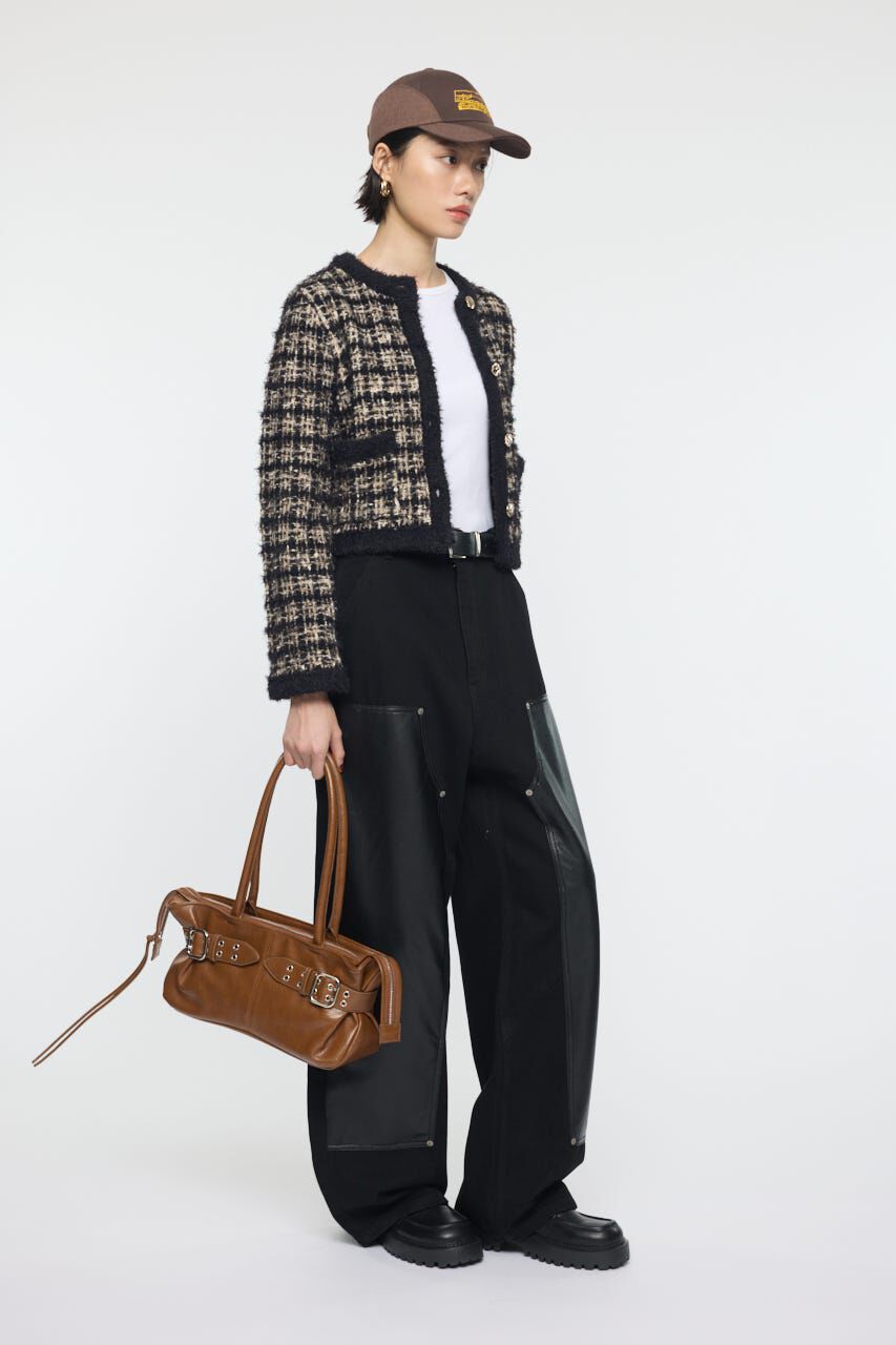 MOUSSY「COMPACT KNIT TWEED ジャケット」|その他|