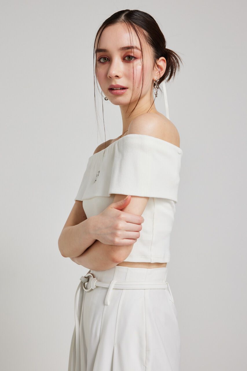 rienda「RモチーフプレートカットTOP」|Tシャツ・カットソー|