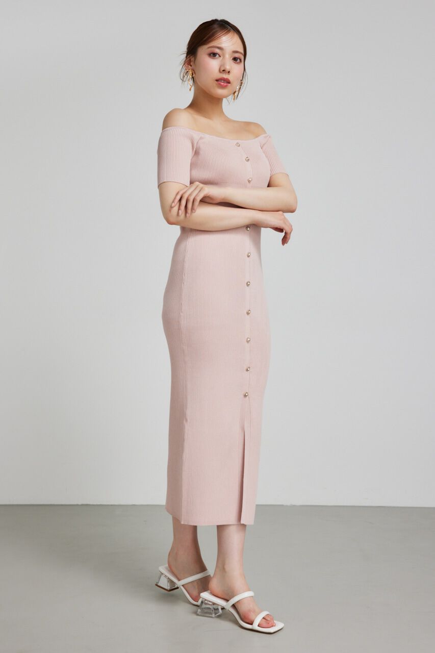 rienda「ビスチェセットタイトニットワンピース」|ワンピース|