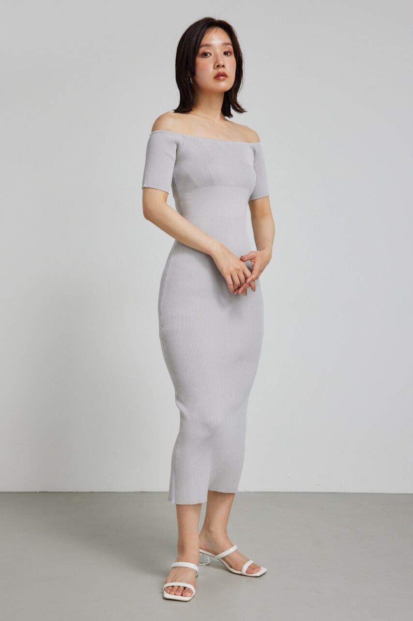 rienda「ビスチェセットタイトニットワンピース」|ワンピース|