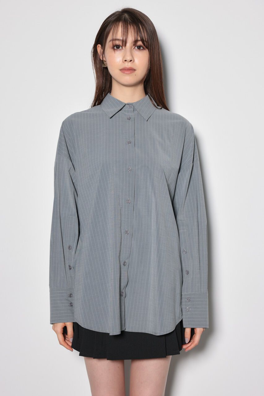 rienda「シャーリングベアセットシャツ」|シャツ・ブラウス|