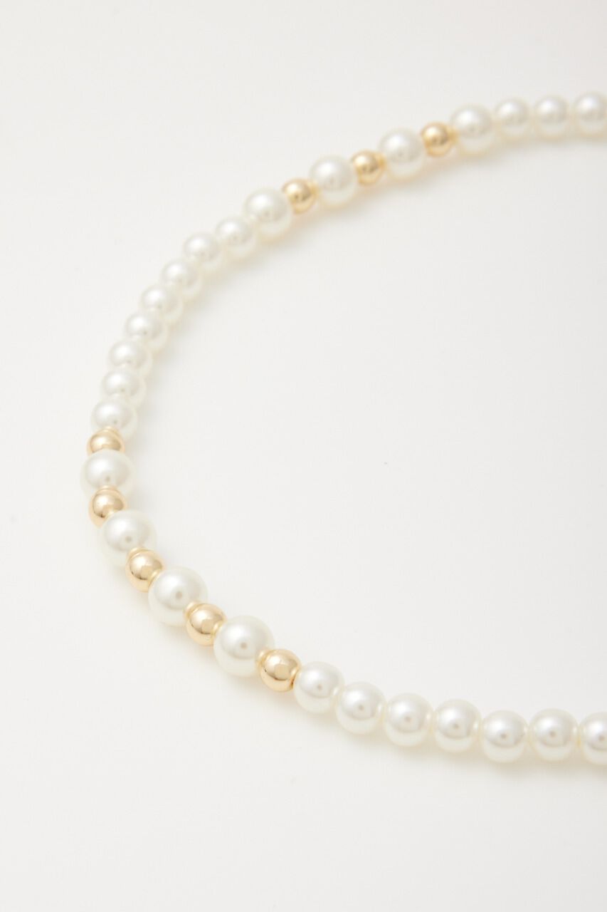 rienda「2レーンコインフェイクパールネックレス」|ネックレス|
