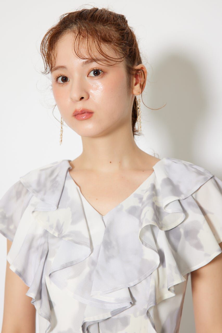 rienda「シアーパターンイレヘムワンピ」|ワンピース|