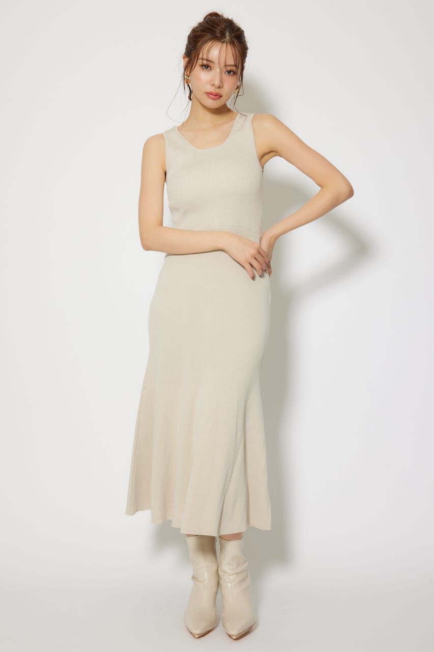 rienda「カーディガンセットニットマーメイドワンピース」|ワンピース|