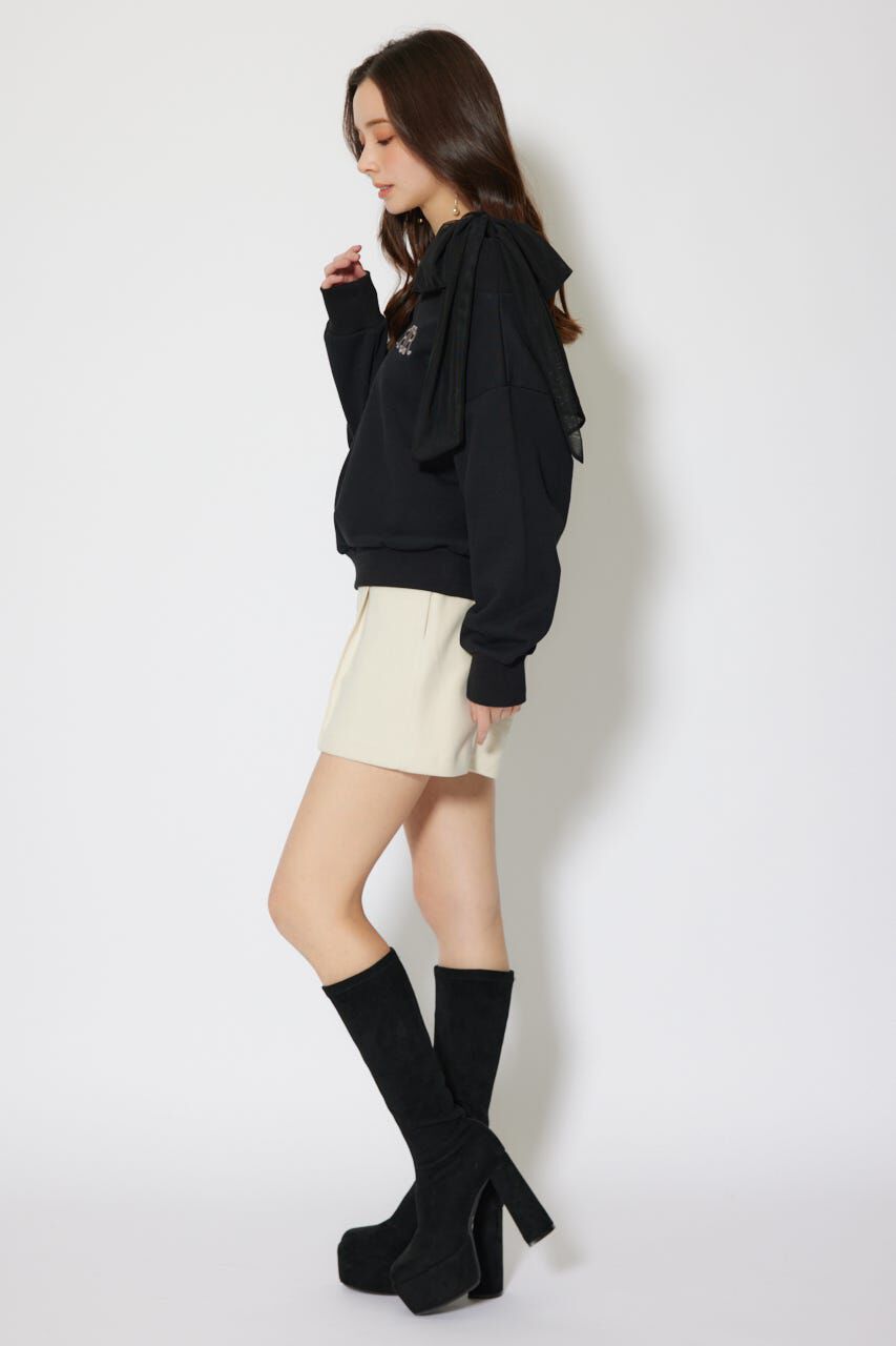 rienda「2WAYチュールオフショルスウェットトップス」|Tシャツ・カットソー|