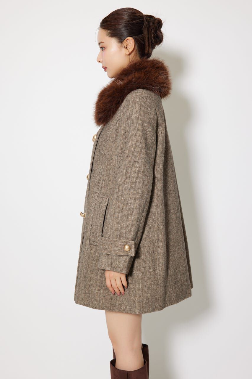 rienda「Aラインステンカラーコート」|その他|