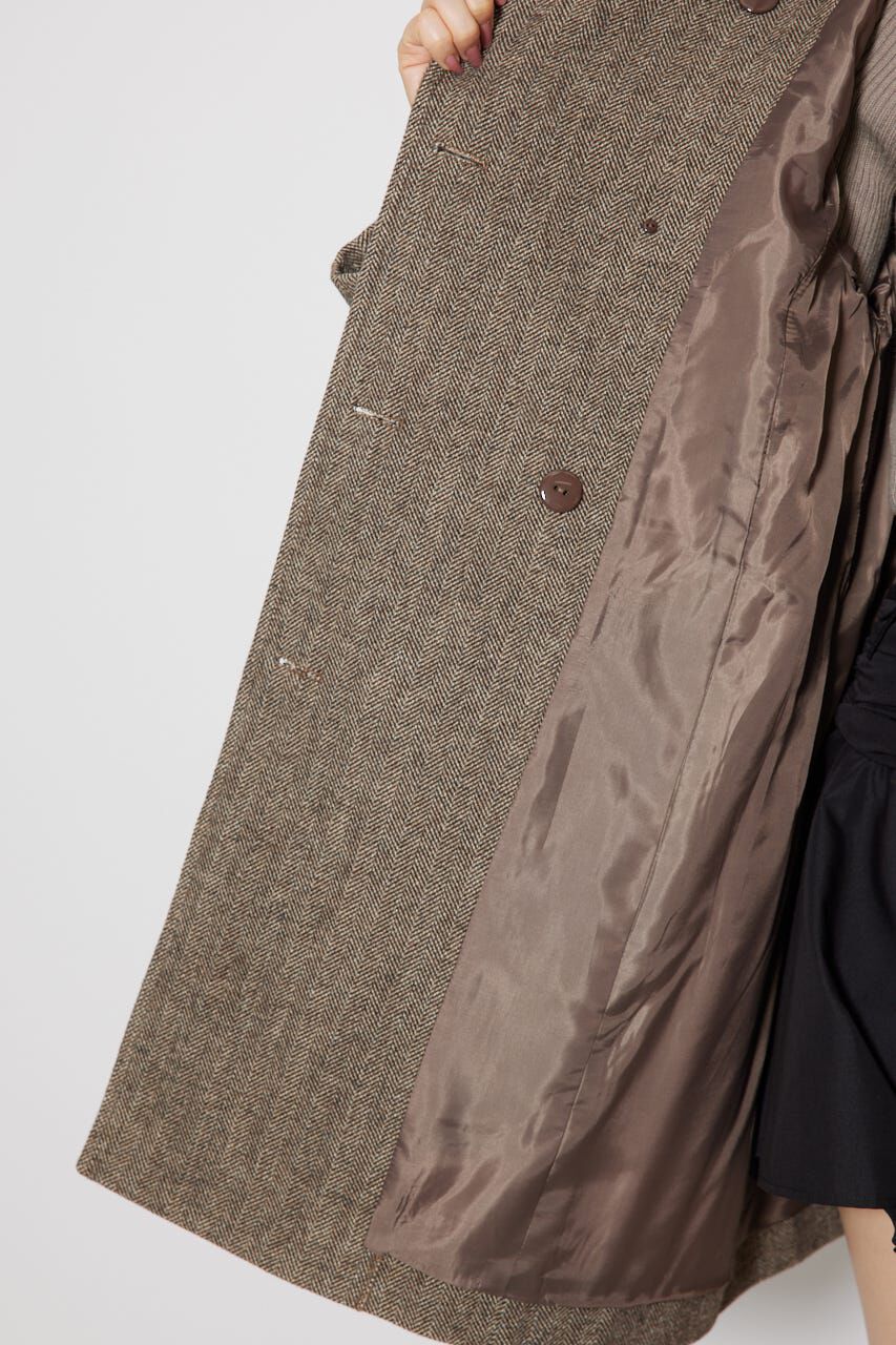 rienda「Aラインステンカラーコート」|その他|