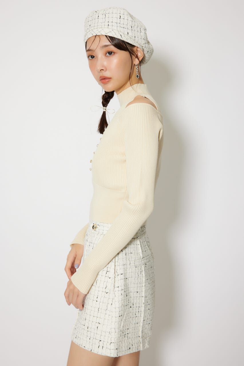 rienda「レイヤードニットトップス」|ニット・セーター|