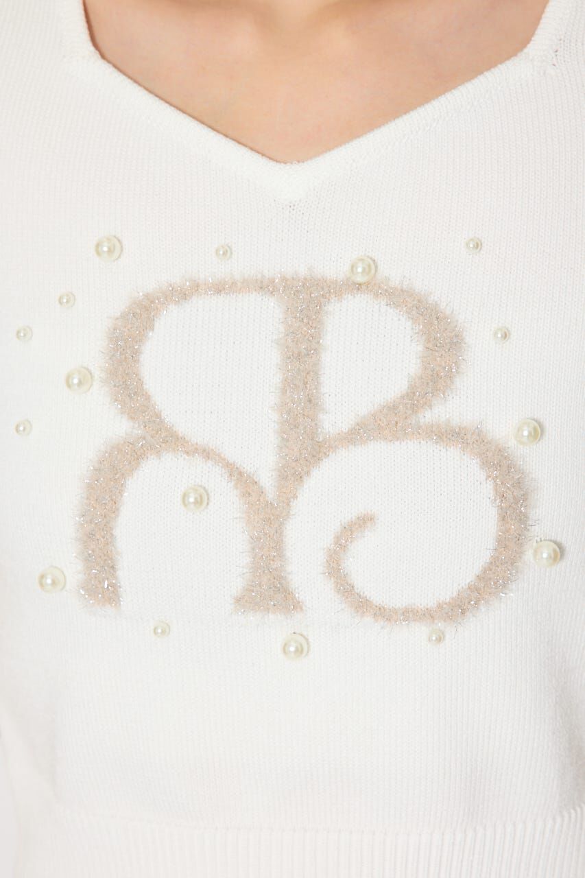 rienda「ジャガードRニットトップス」|ニット・セーター|